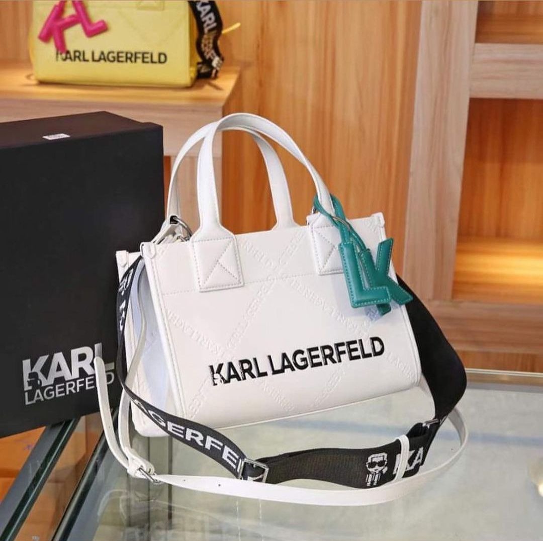 Lagerfeld Embossed Medium Bag - AmazingBaba