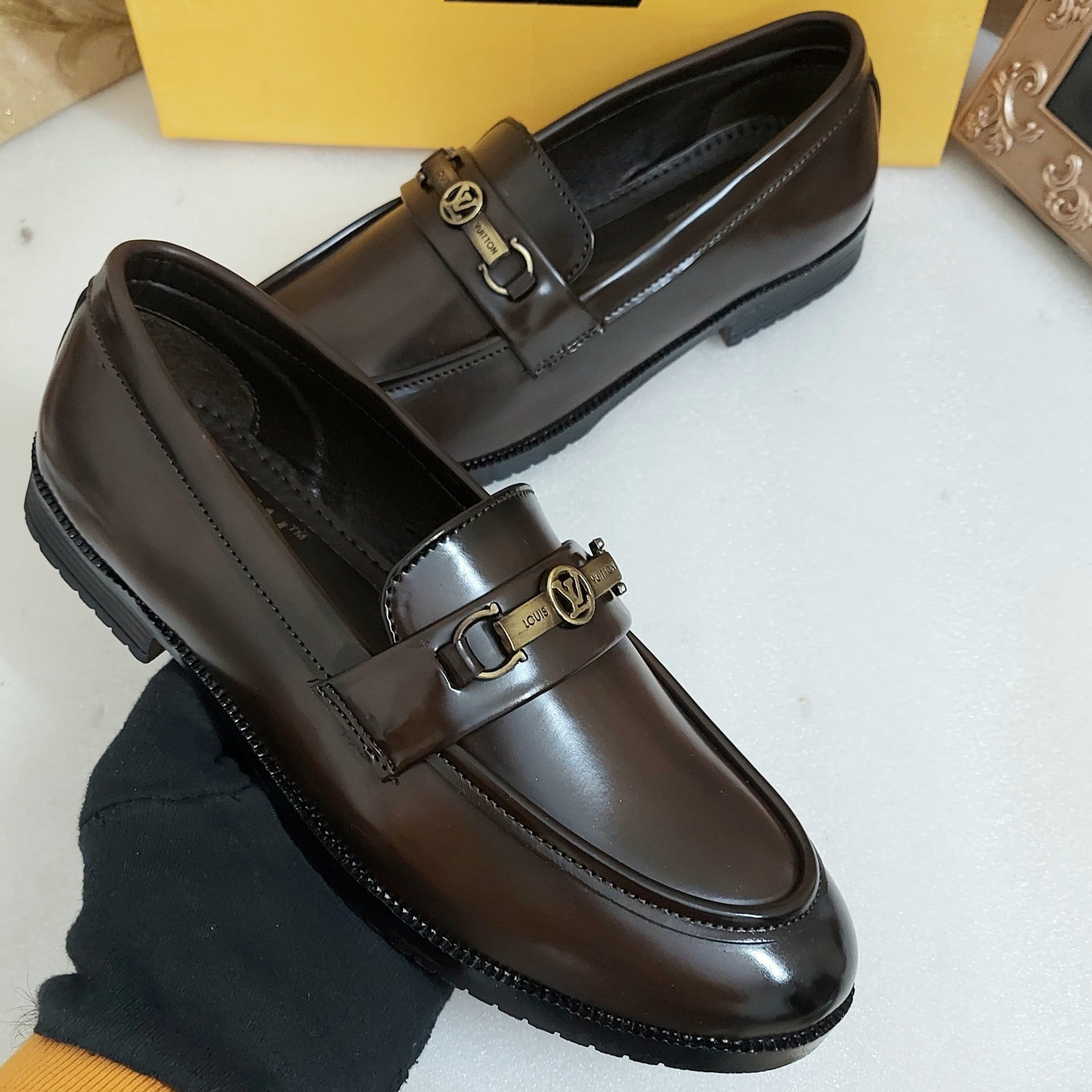Lv Inspired Premium Loafers shoes - AmazingBaba