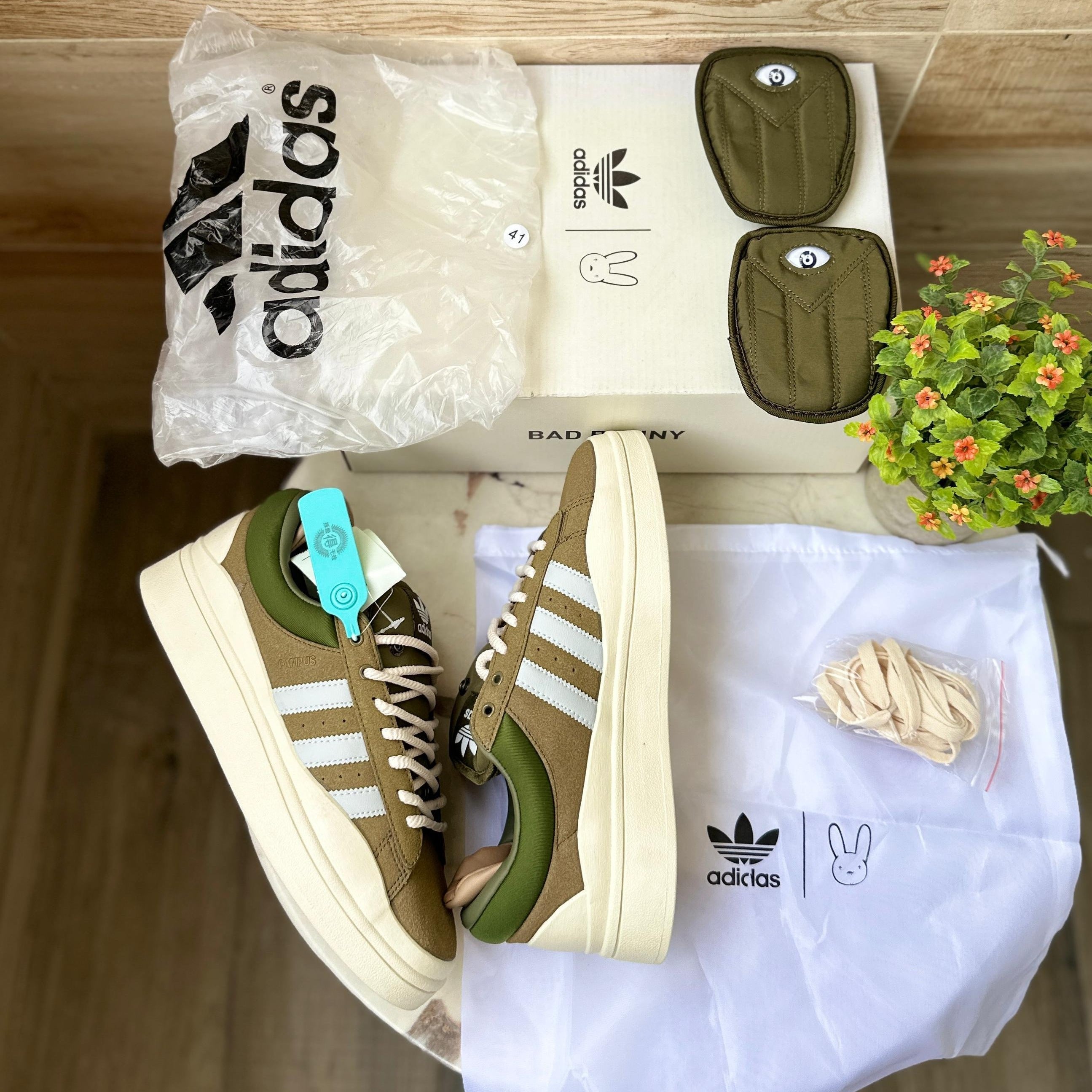 Amazing Ad bad bunny campus shoes