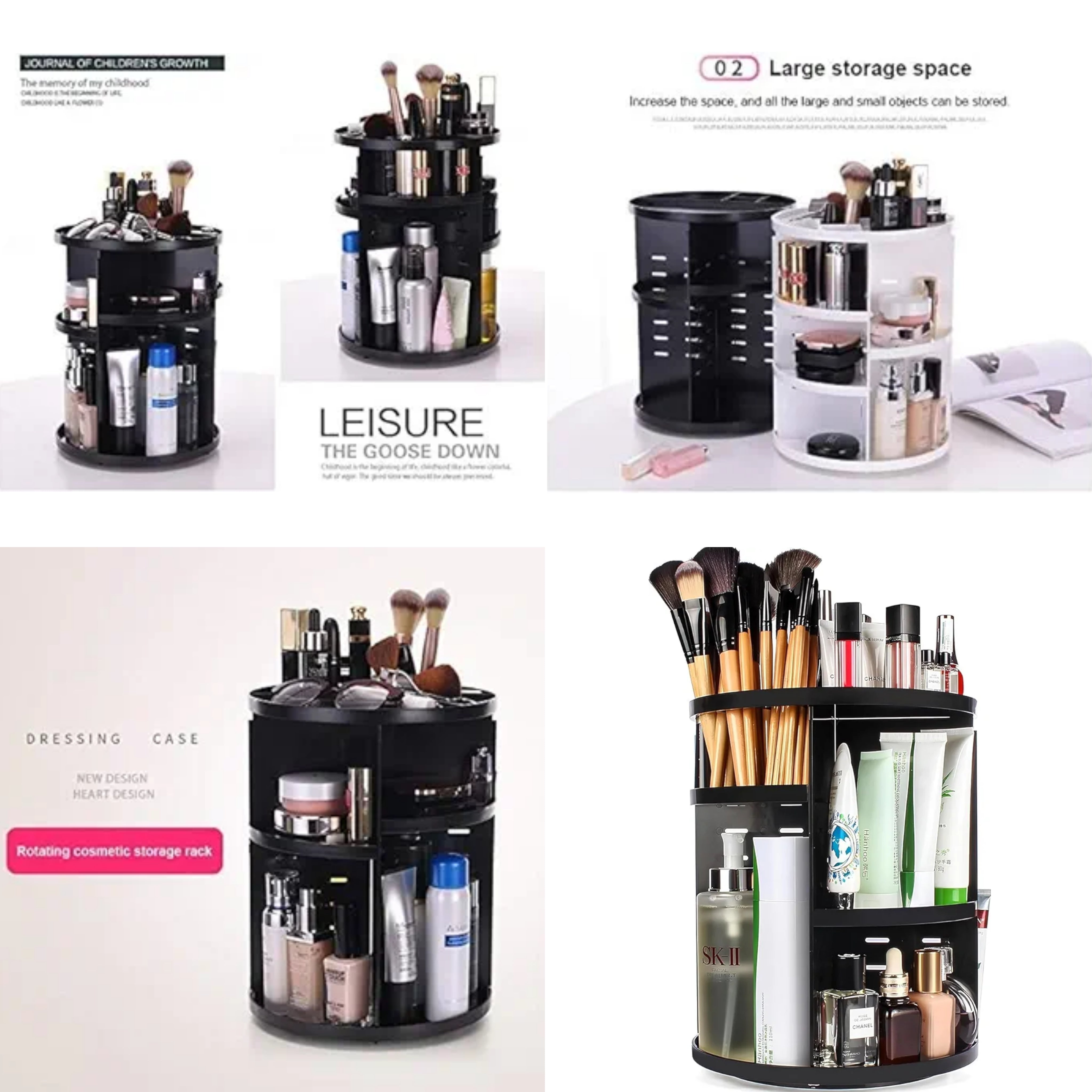 360 Rotating Makeup Organizer - AmazingBaba