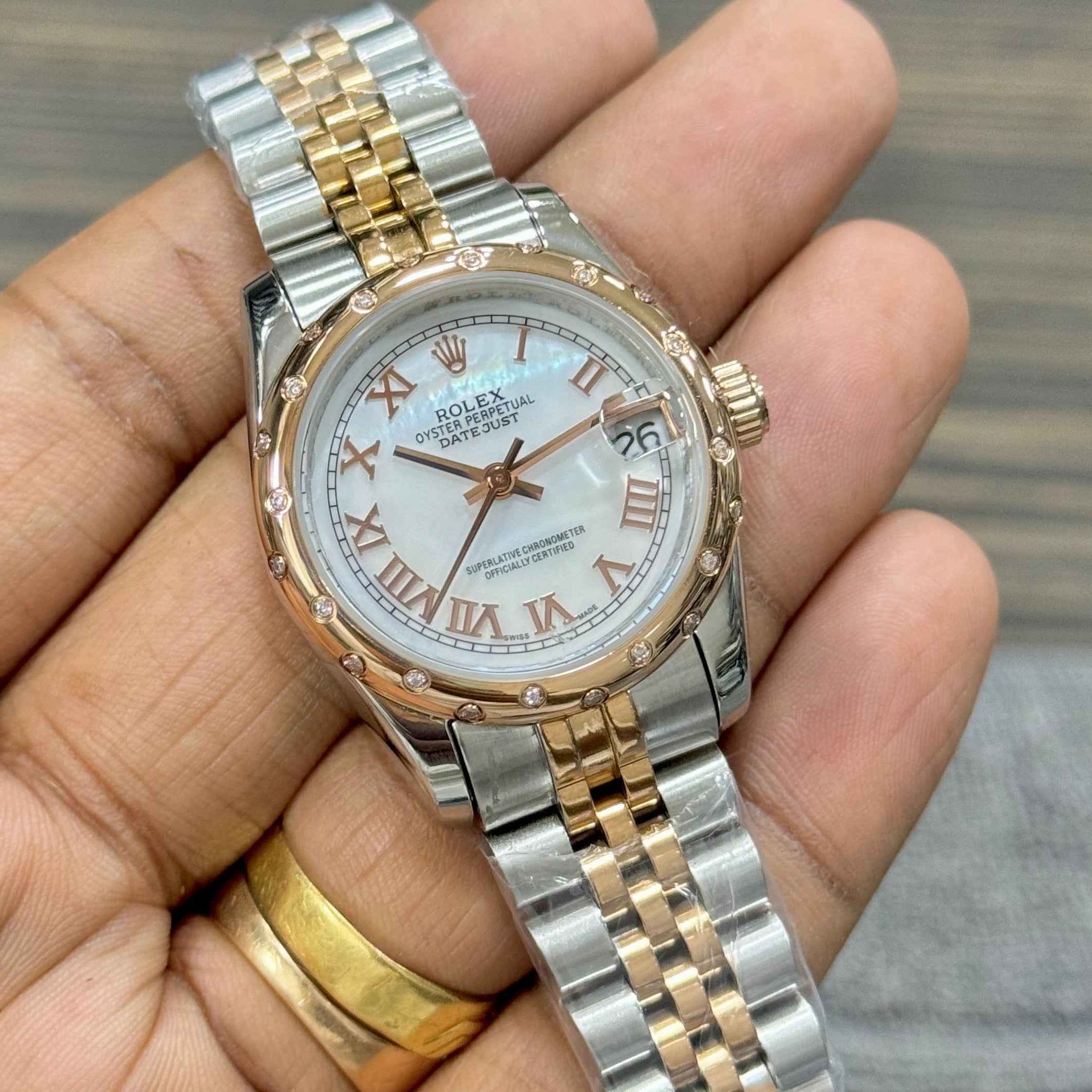 Amazing rlx date just lady watch