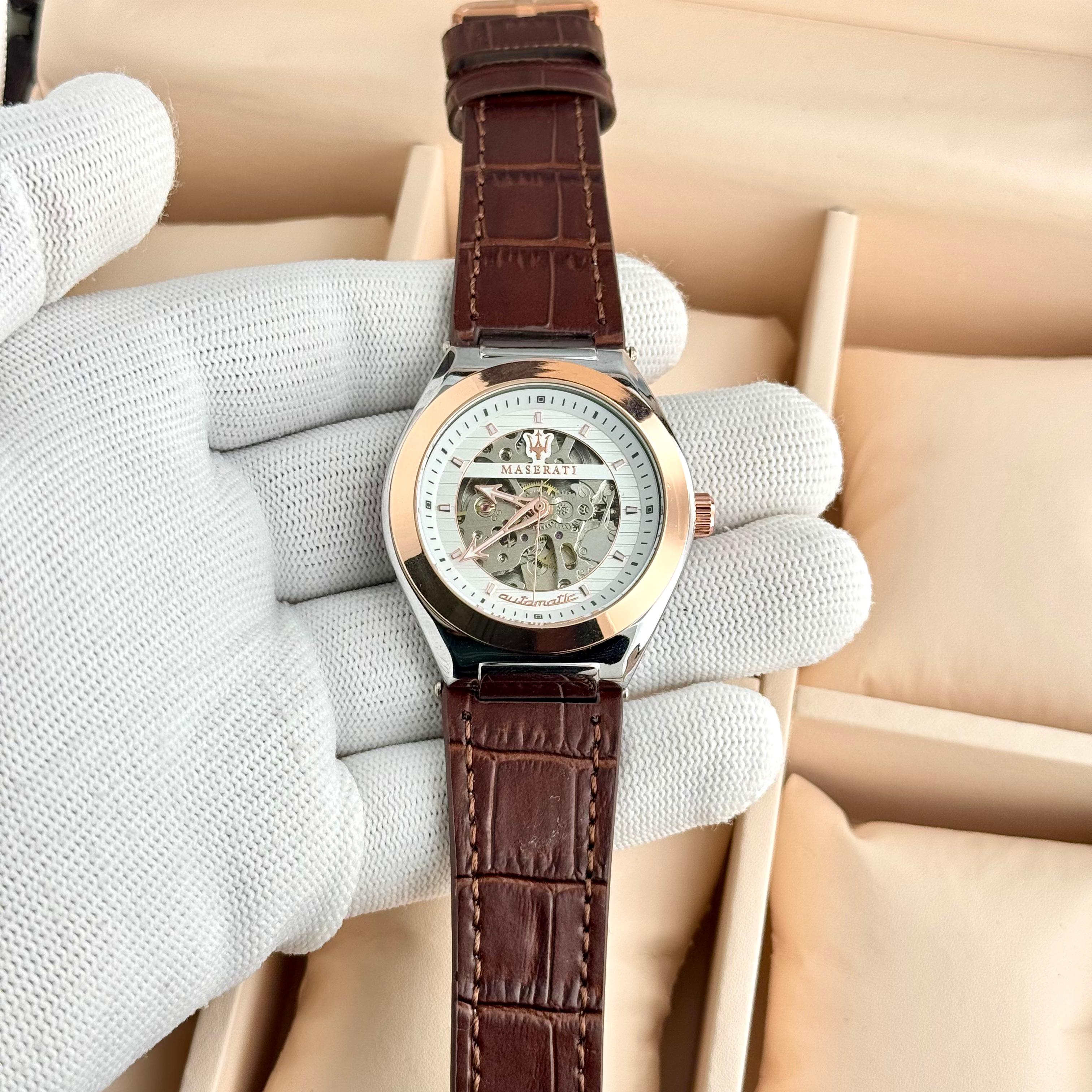 Luxury maserti mens watch