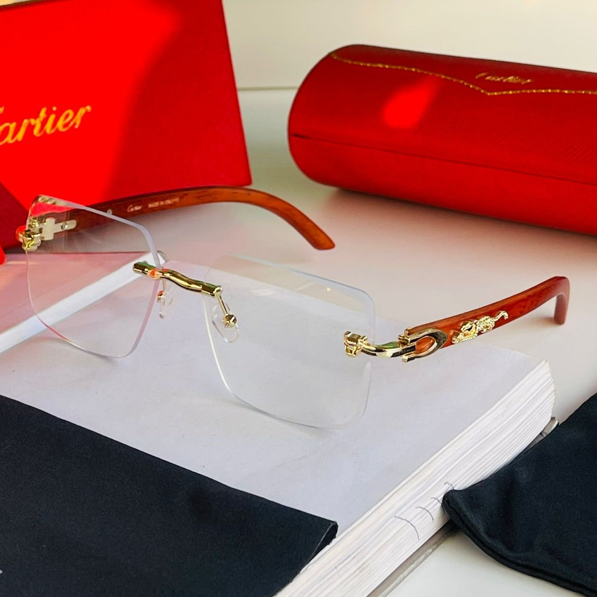 Ctr transparent luxury unisex sunglasses - AmazingBaba