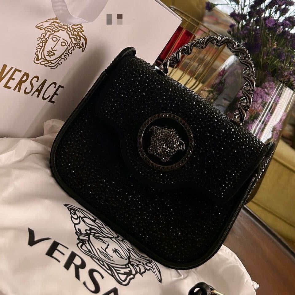 La Medusa crystal Handbag