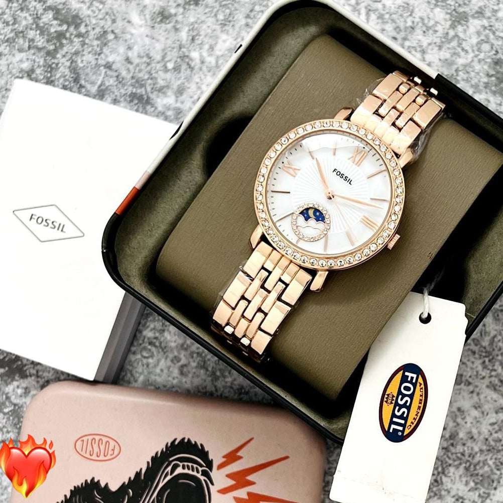 Jacqueline sun moon Phase luxury watch - AmazingBaba