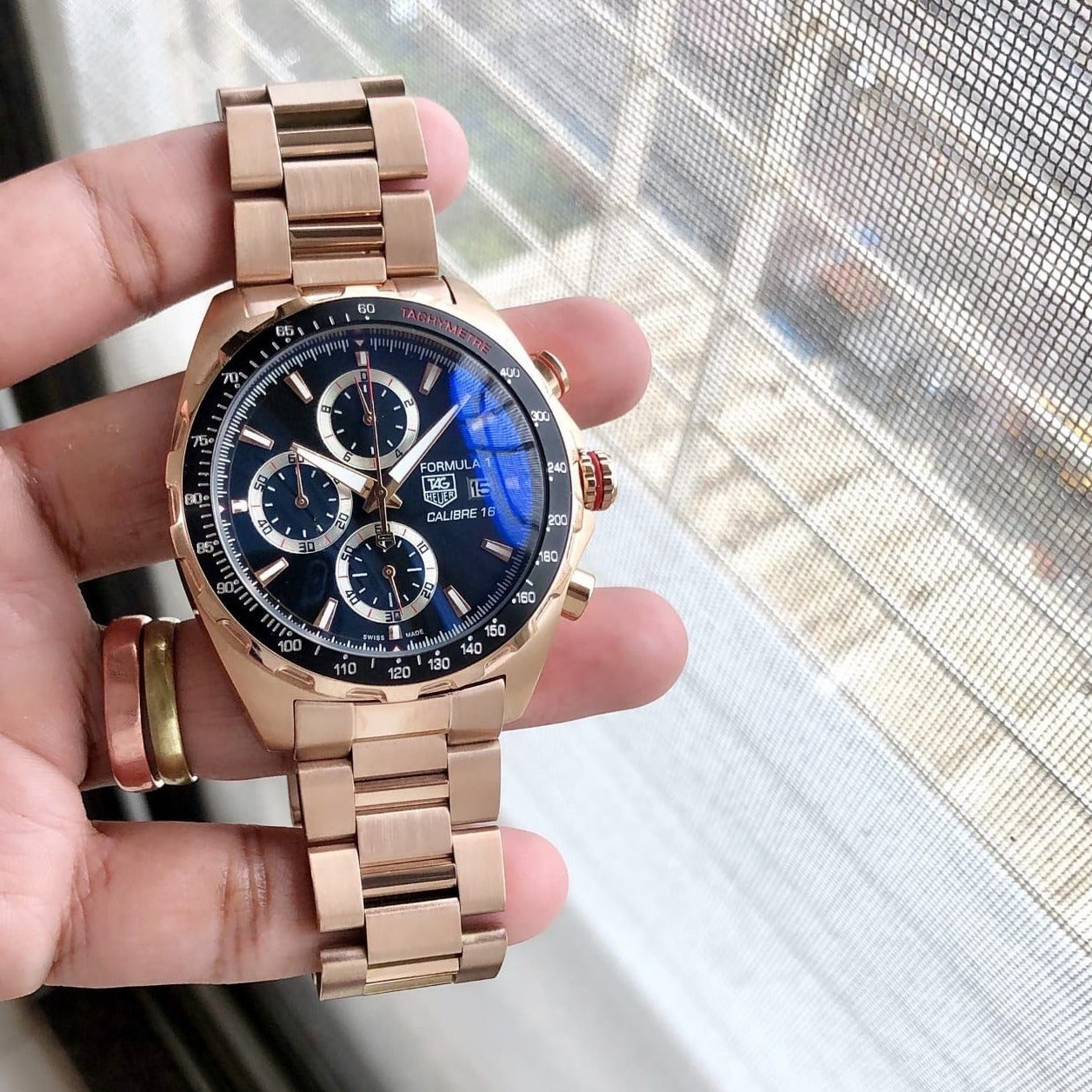 Amazing Carrera royal rose gold watch - AmazingBaba