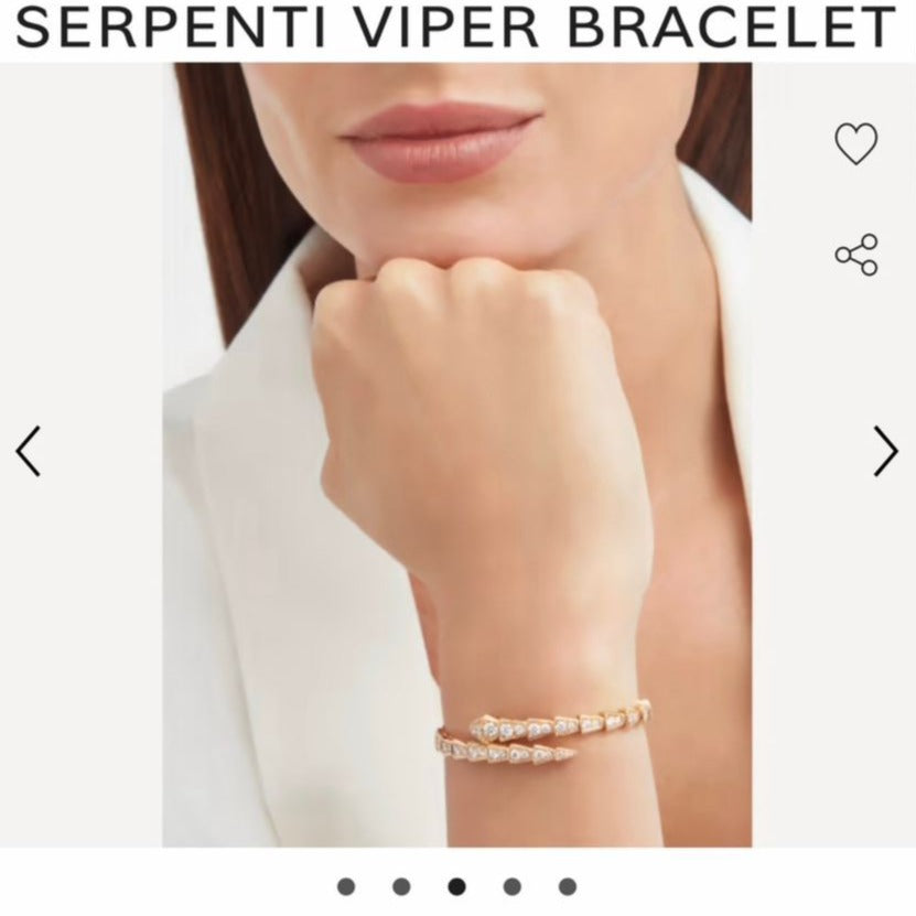 Amazing quality vgari Serpenti viper hand bracelet