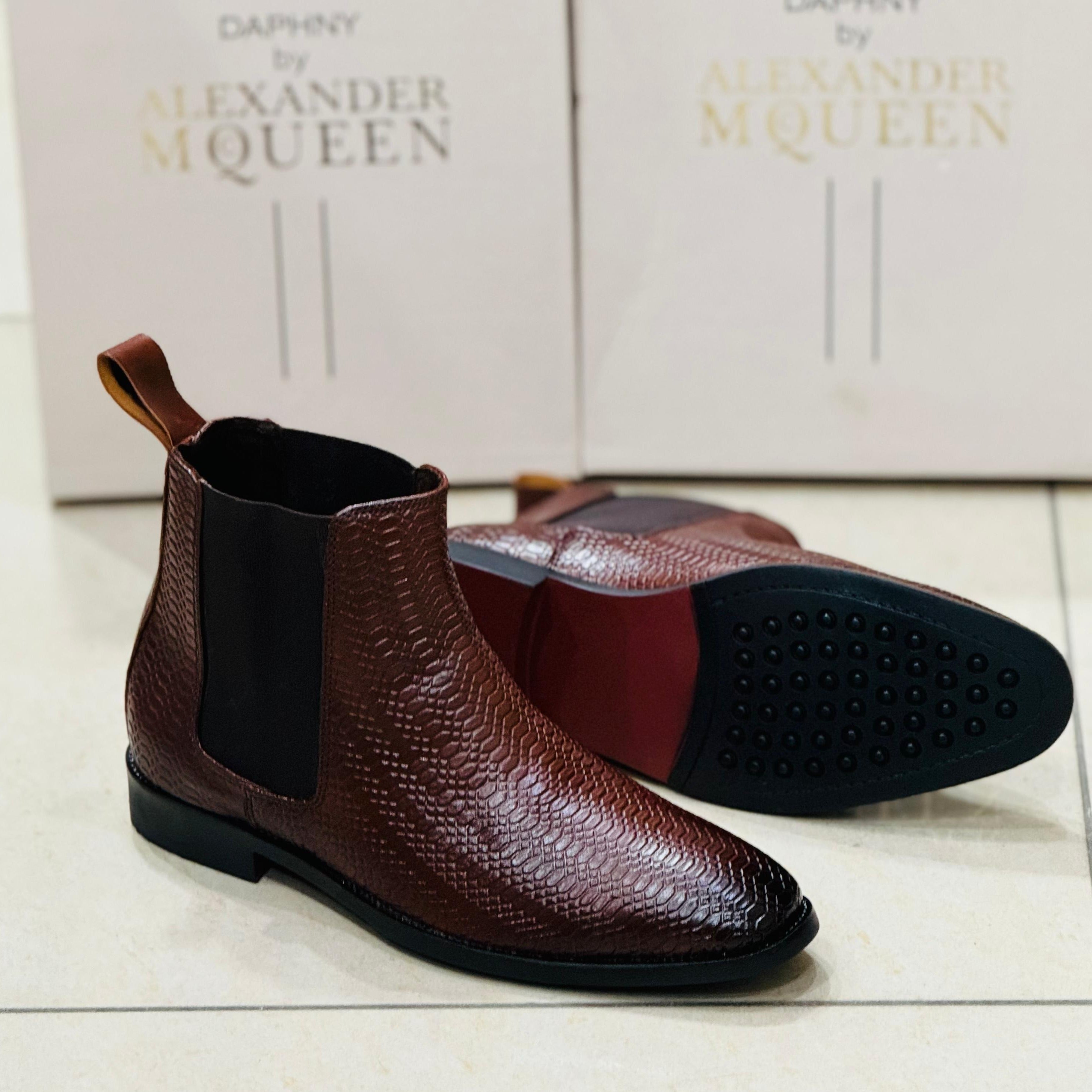 Alexander Mcqueen Chelsea Boots - AmazingBaba