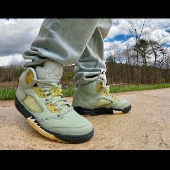 Air Retro 5 jade Shoes - AmazingBaba