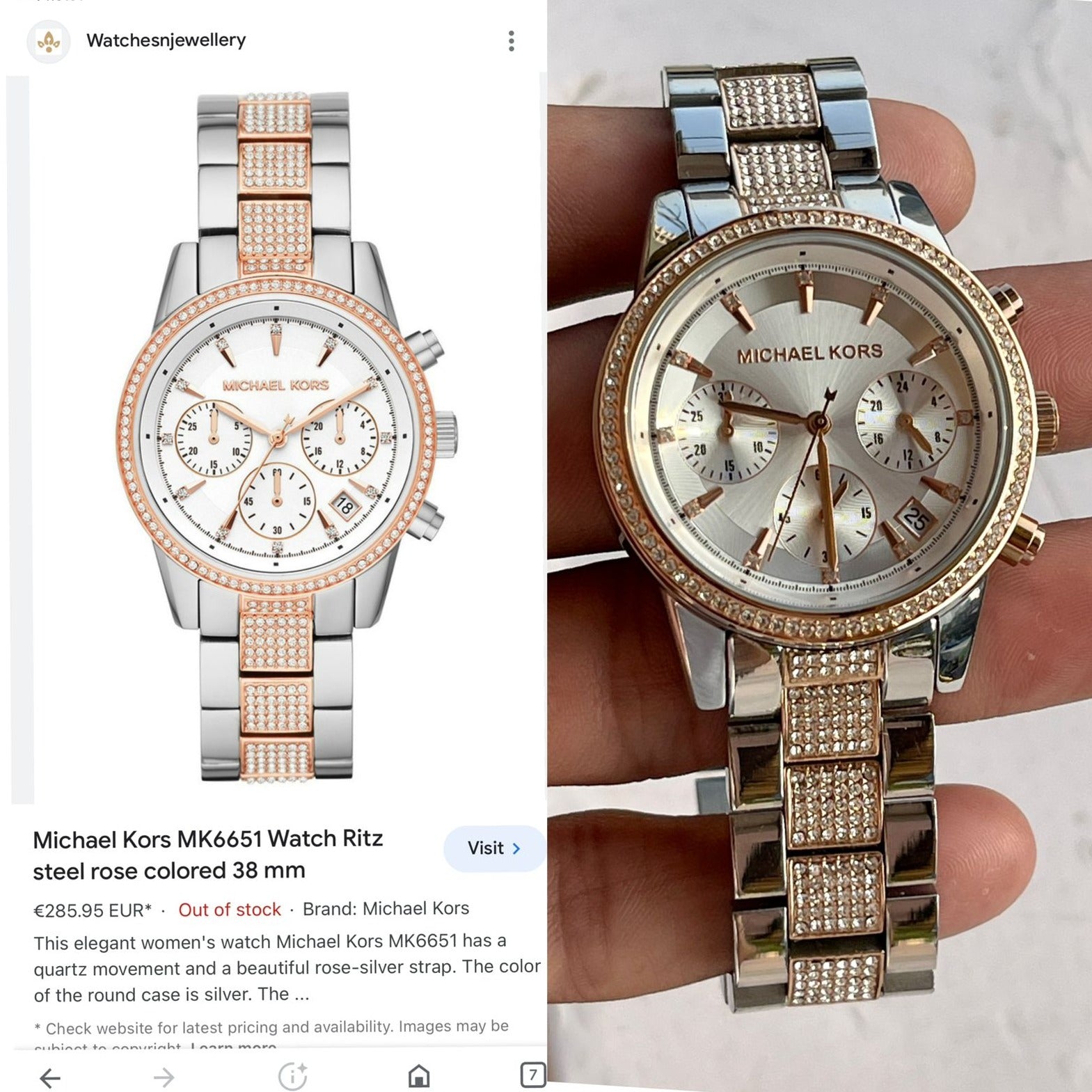Mk Premium Girls watch - AmazingBaba
