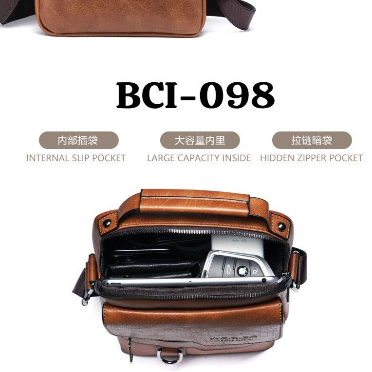 Crossbody men's shoulder bag