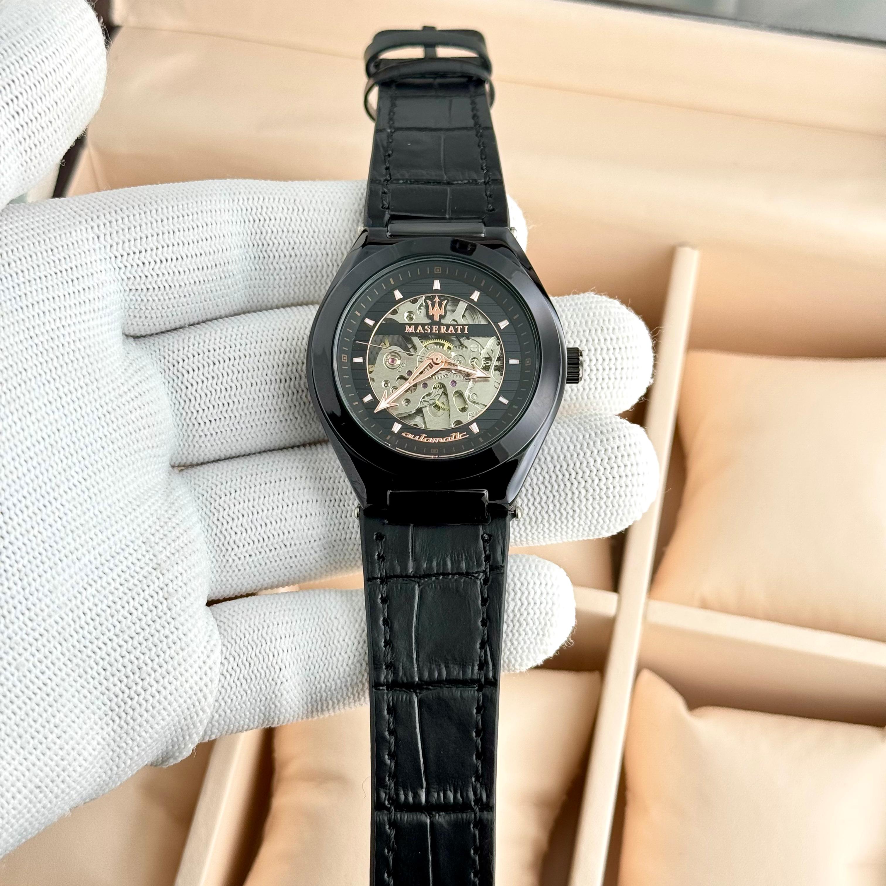 Luxury maserti mens watch