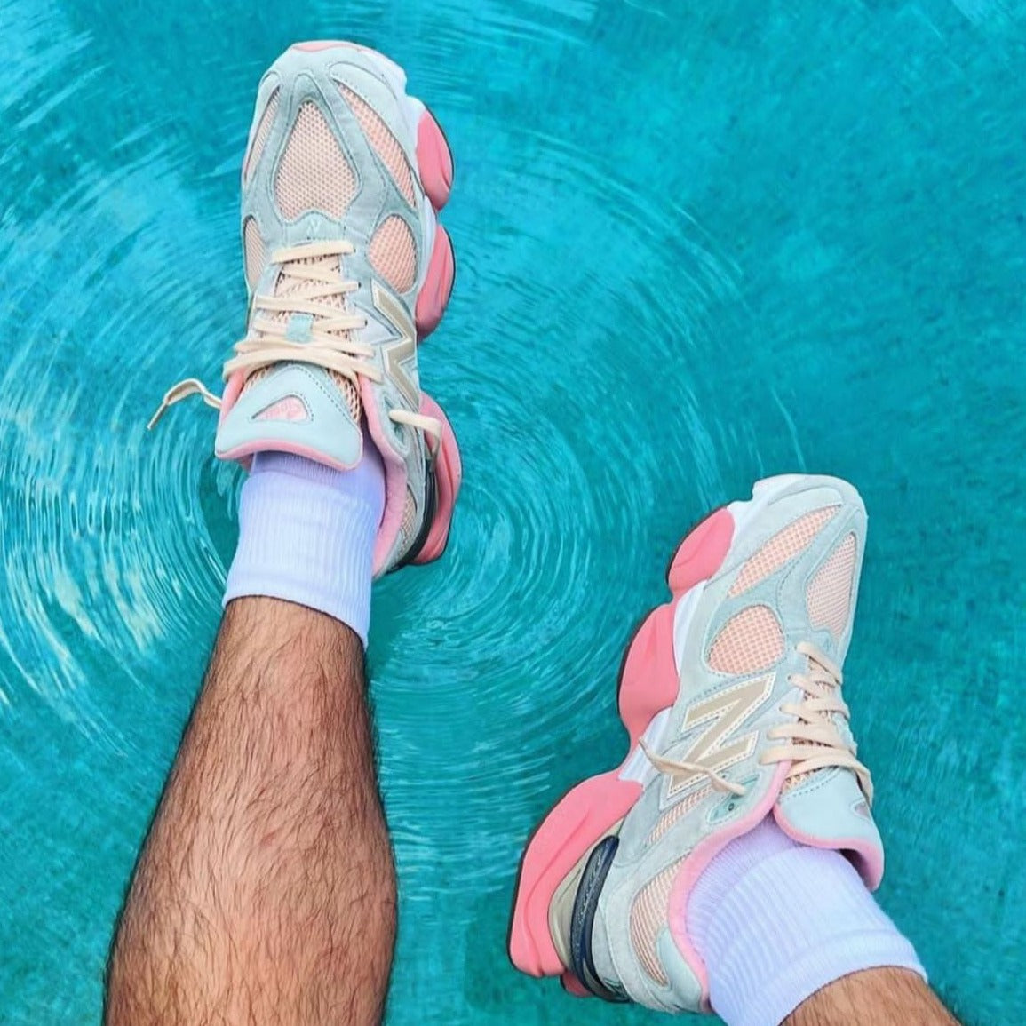 Nb 9060 baby shower blue shoes - AmazingBaba