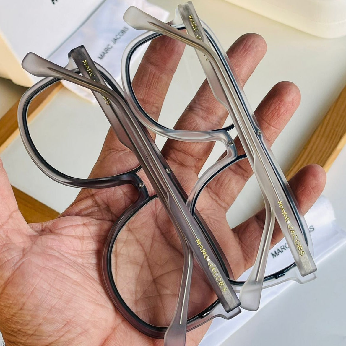 Mj Transparent power lens Sunglasses - AmazingBaba