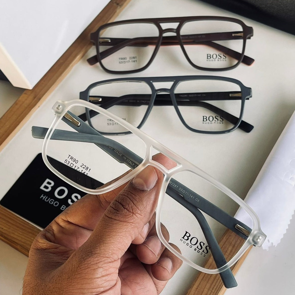 Hb transparent premium sunglasses