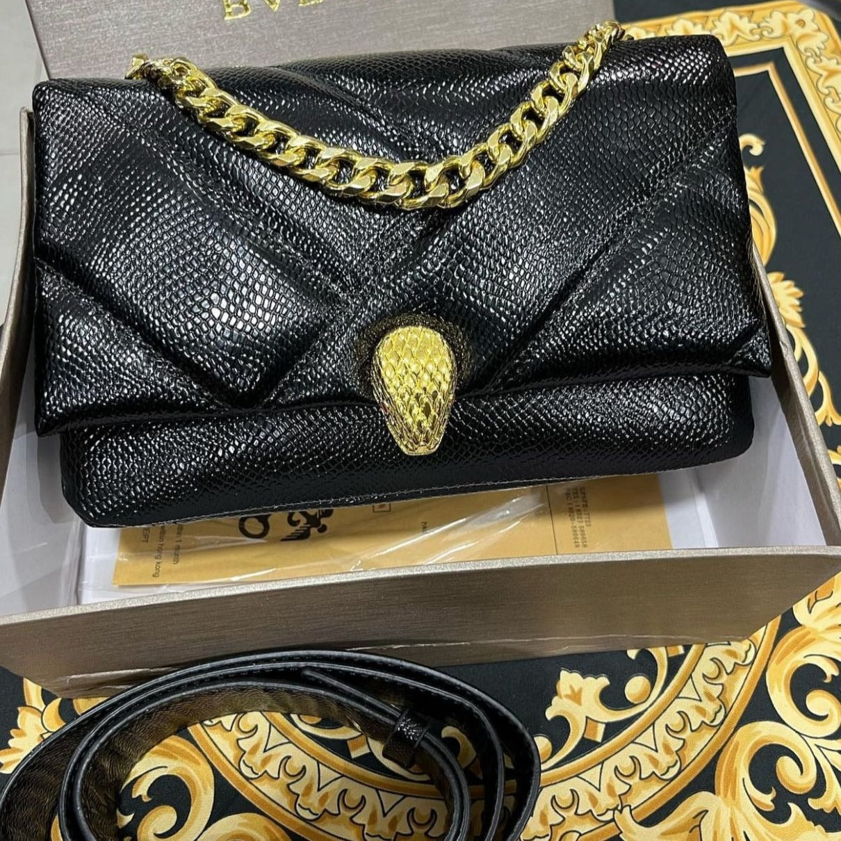 Serpenti Forever Handy Shoulder Bag - AmazingBaba