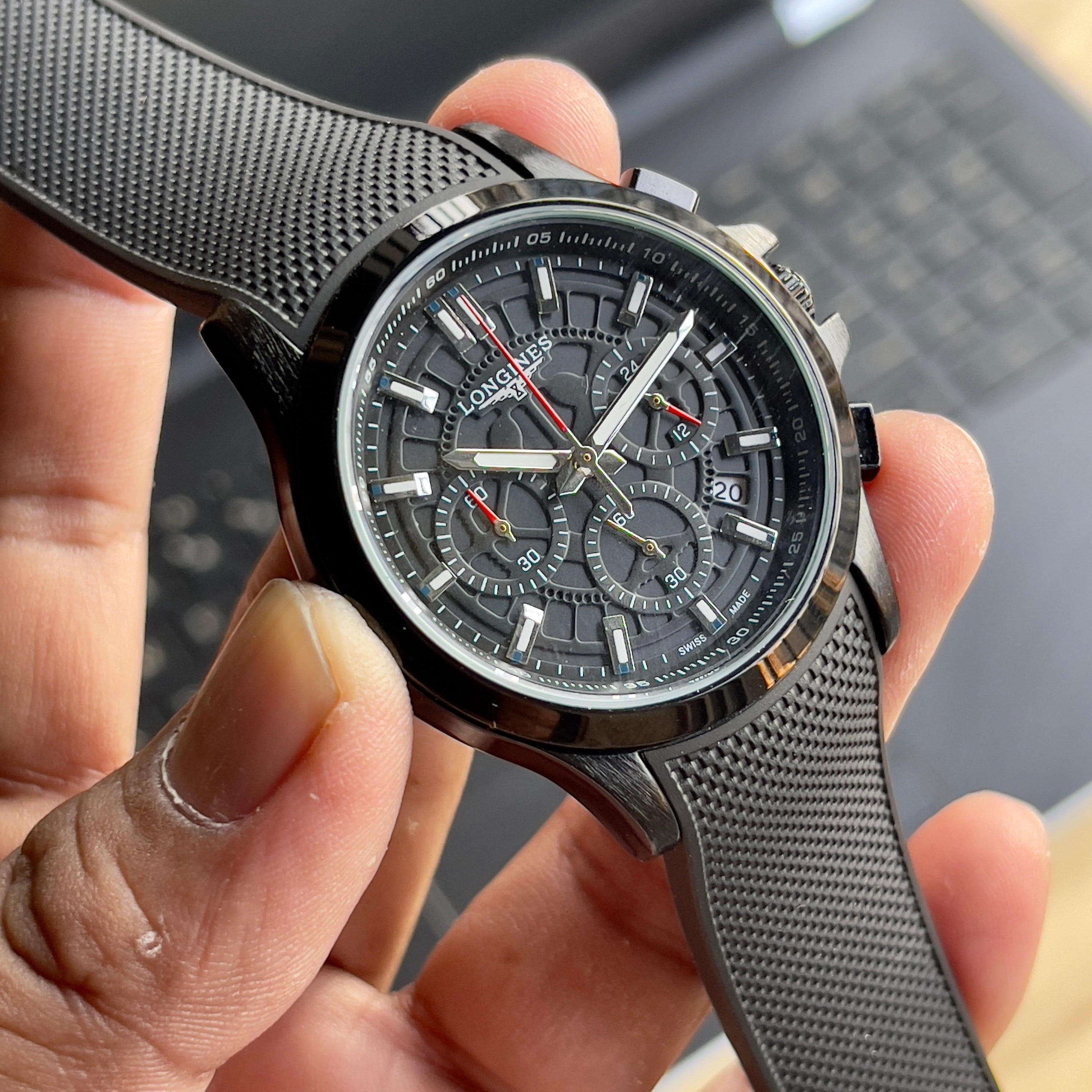 Amazing quartz luxury men watch