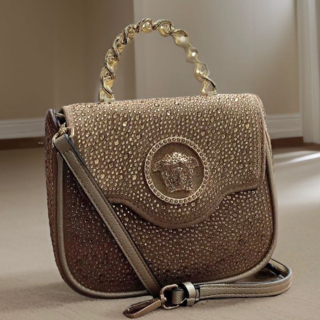 Vsache crystal la Medusa sling bag - AmazingBaba