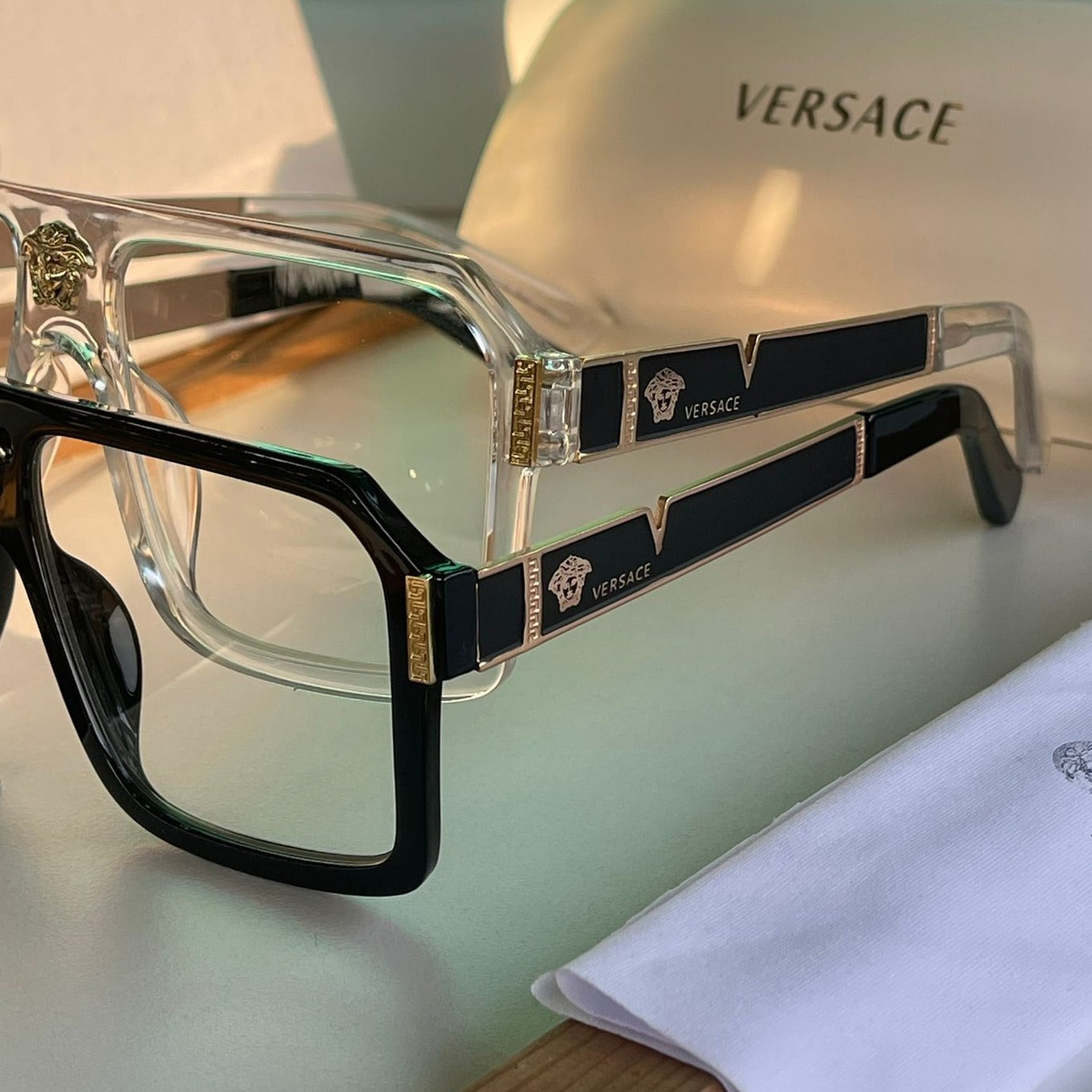 Vsache transparent unisex sunglasses - AmazingBaba