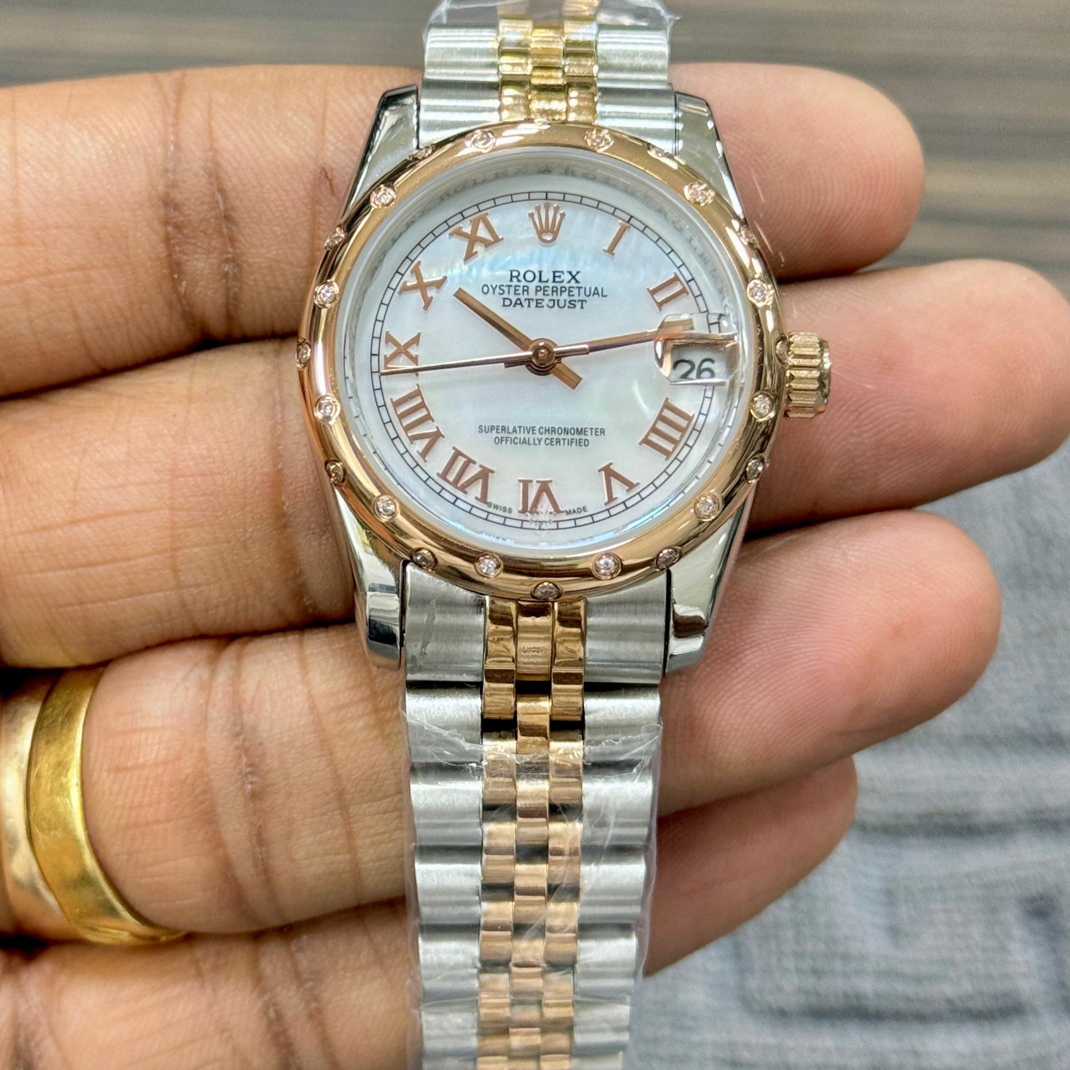 Amazing rlx date just lady watch