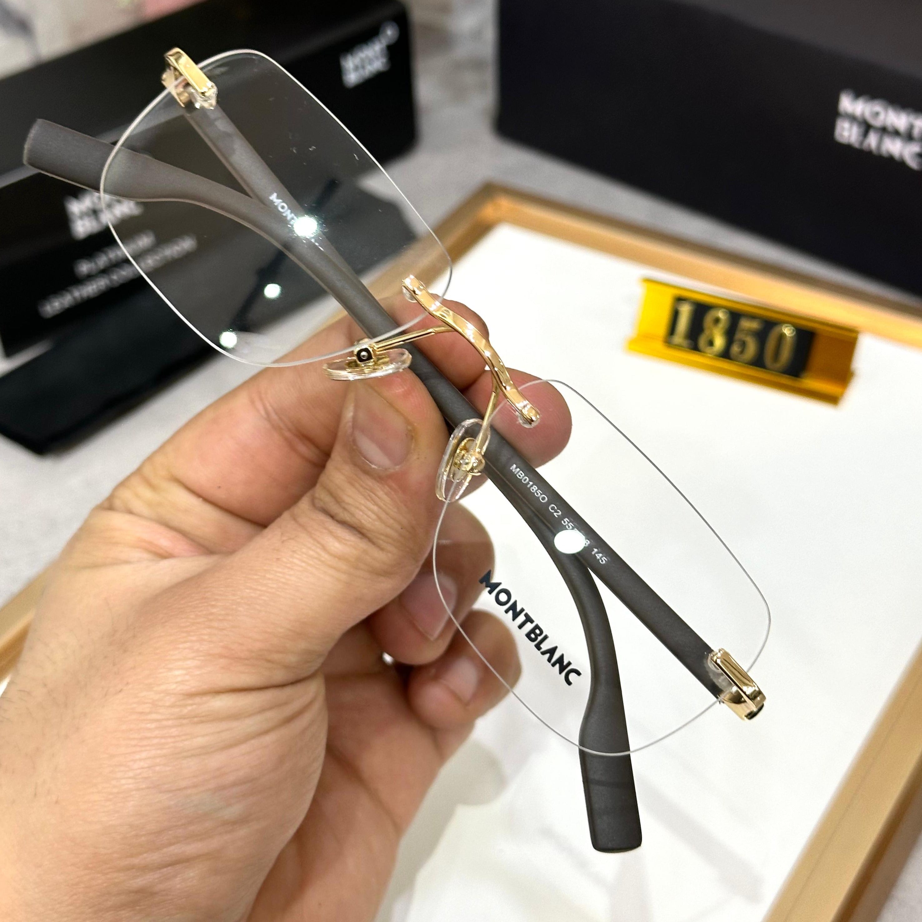 Mb premium rimless sunglasses - AmazingBaba