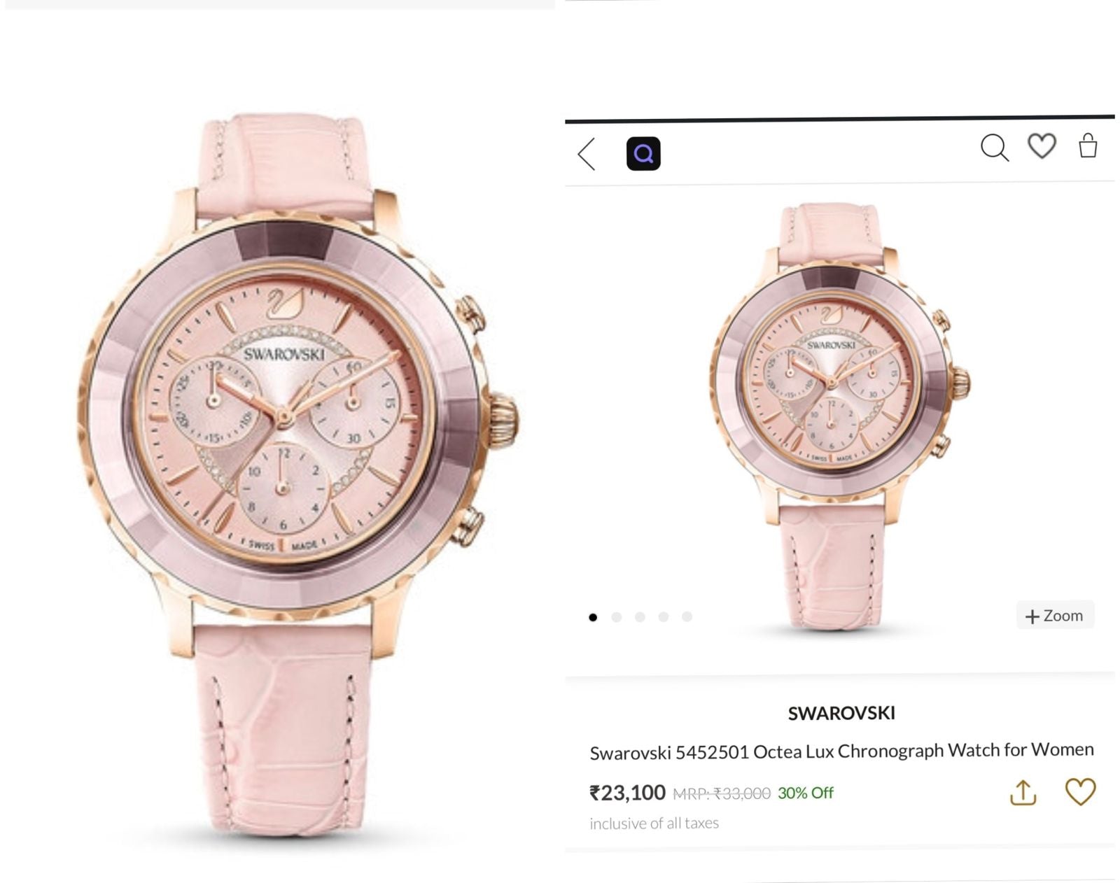 Amazing srwski ceramic Bazel ladies watch