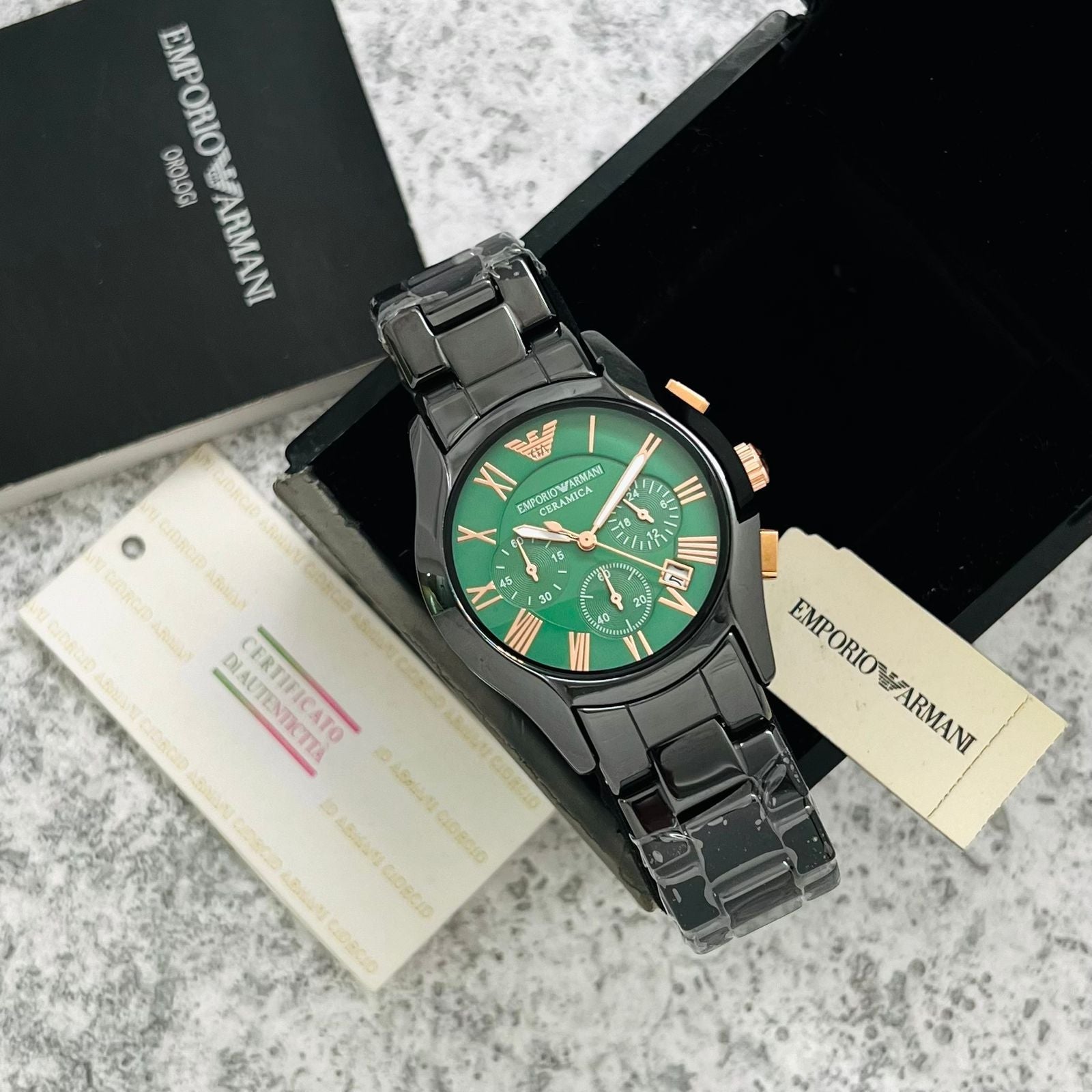 Ea Ceramic Premium Quality watch - AmazingBaba