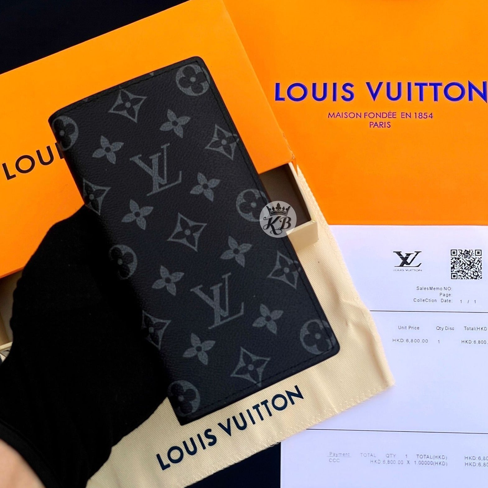 Lv premium Brazza Wallet - AmazingBaba