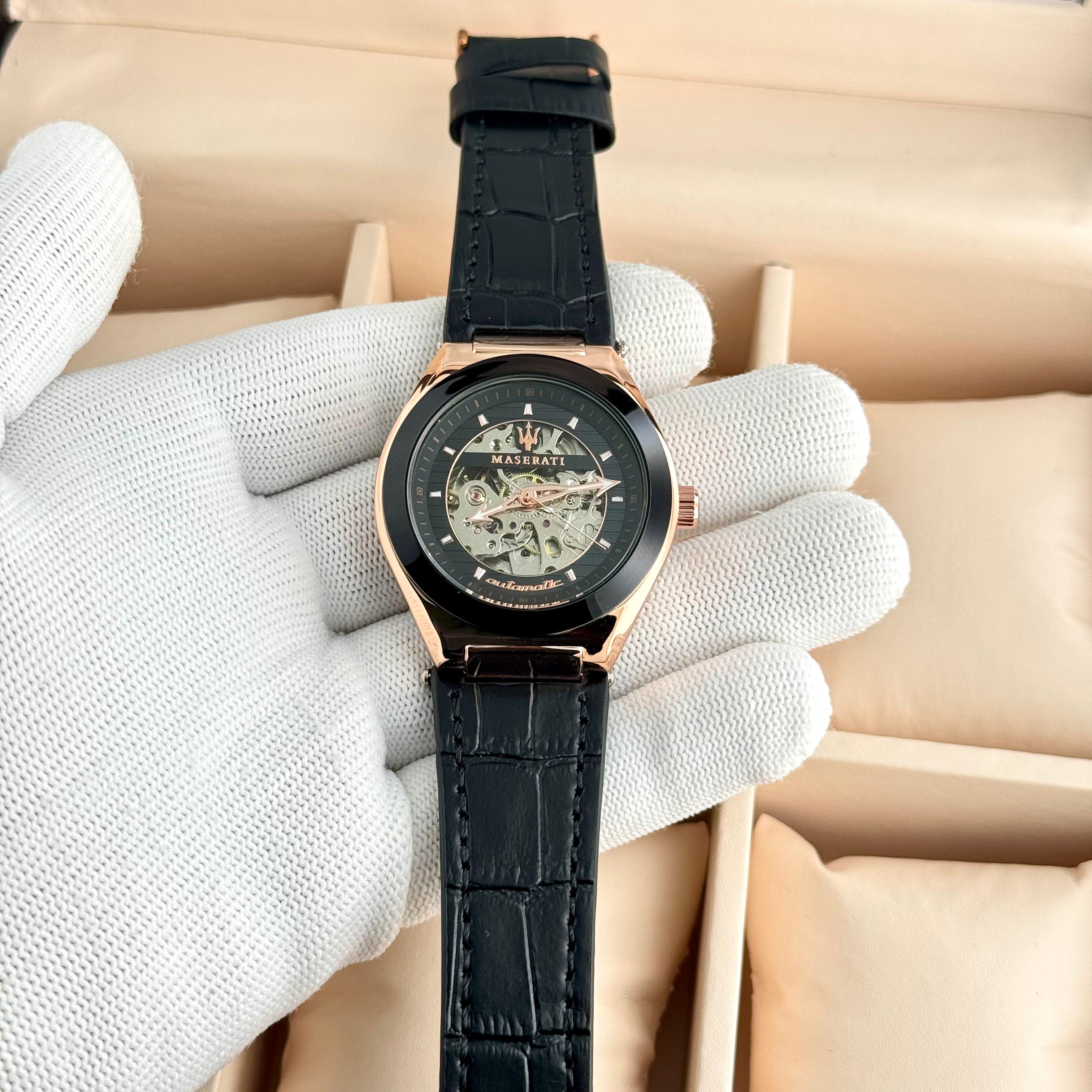 Luxury maserti mens watch