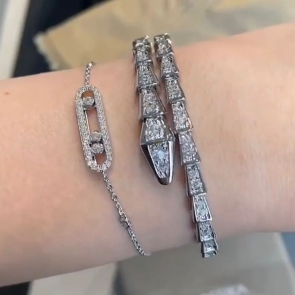 Amazing quality vgari Serpenti viper hand bracelet