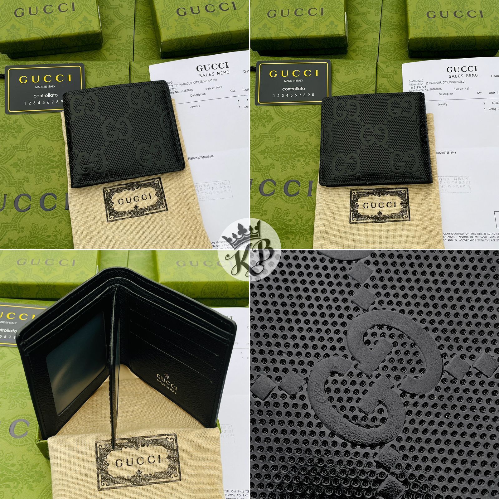 Gg Premium Bi fold wallet - AmazingBaba